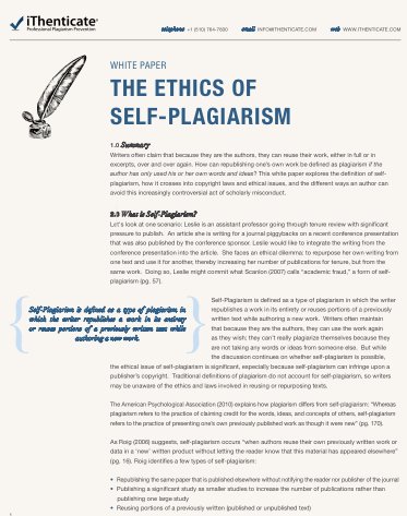 How to write paper without plagiarism